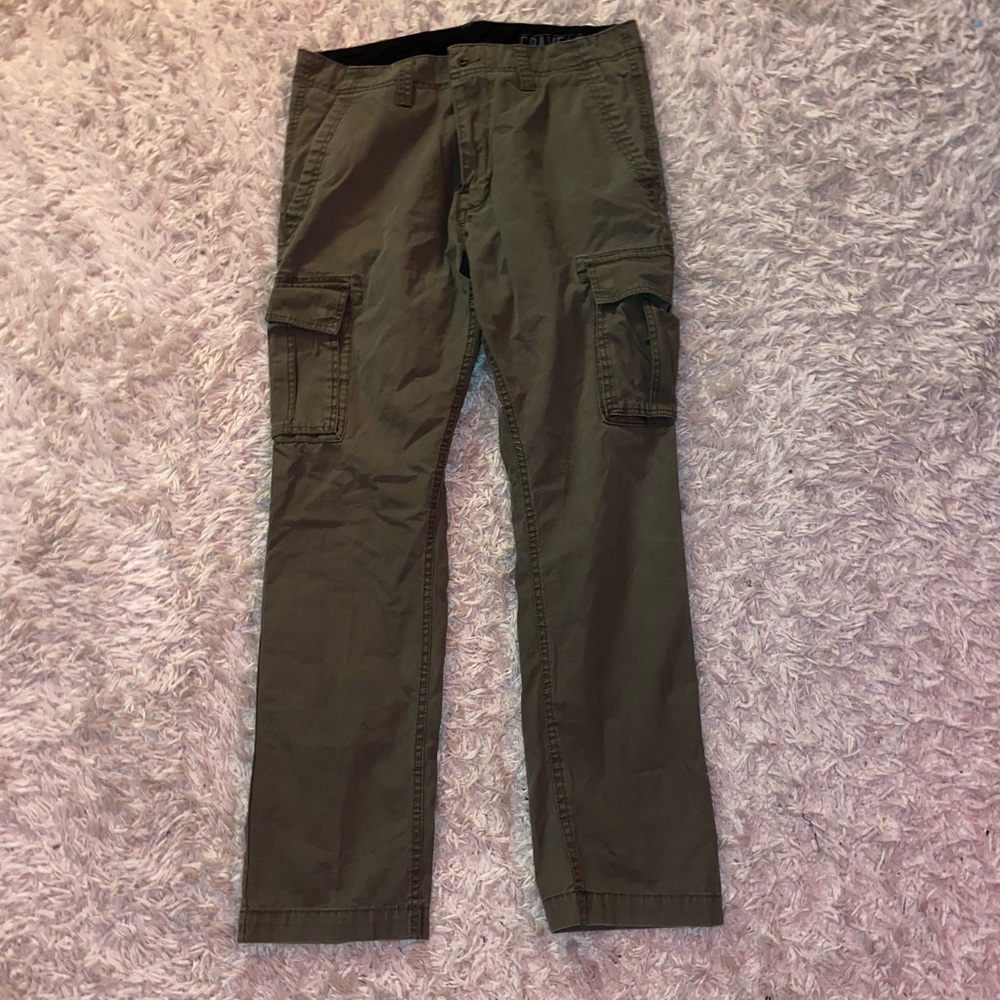 y2k green cargos!!